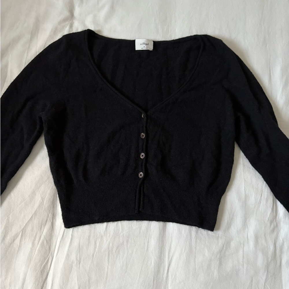 NWOT Aritzia Wilfred Santorini Cardigan - Picture 9 of 10